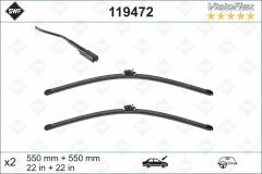 SILECEK SUPURGESI TAKIMI 550mm / 550mm MERCEDES W246 W205 S205 C205 A205 N293 X253 C253 SWF-VALEO 119472-A2058205700