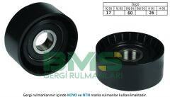 ALTERNATÖR GERGİ RULMANI CLIO II-KNG 1.6-1.4 16V LGN I-II 1.6 16V-MASTER-TRAFFIC-MOVANO-VIVARO1.9DCI-BMS 252-8200104754-7700102931-7700104092