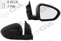 DIŞ DİKİZ AYNASI SAĞ EGEA 15- ELEKTRİKLİ ISITMALI SENSÖRLÜ DESENLİ KONVEKS 7 FİŞ-GVA 1029212