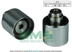 EKSANTRİK GERGİ RULMANI GOLF5-CADDY-JETTA-TRANSPORTER T5-A3-LEON 1.4-1.9 TDI AXB-BJB-BXE-AMF-BNV-BMS 118-2M216K297AA-038109244J-1221491