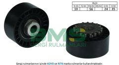 ALTERNATÖR GERGİ RULMANI CLIO I-II 96- -KANGOO 01- -TWNG 96- -SANDERO 08- 1.2-1.2 16V-BMS 367-8201008780-8200040155-7700870795