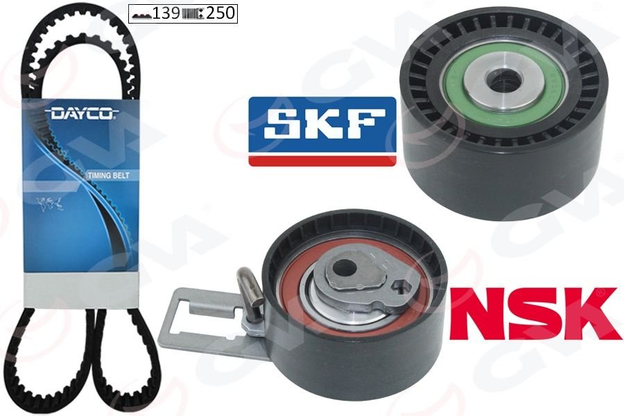 EKSANTRİK GERGİ KİTİ P107-206-207-307-BIPPER-C2-C3-NEMO-XSARA 1.4HDI-FIESTA V-FUSION 1.4TDCI 02--GVA 59T4316-1608747680-0831.T3-AV2Q8A615AB