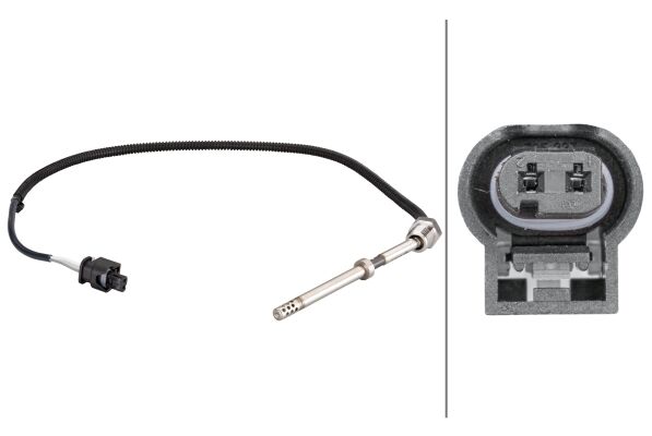 EGZOZ SICAKLIK SENSORU KAT. ONCESI MERCEDES W204 S204 W211 S211 B906-HELLA 6PT010376121-A0071539528