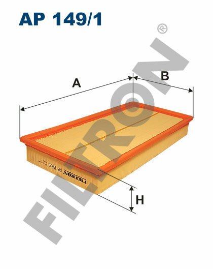 HAVA FİLTRESİ A3-TT-LEON -TOLEDO II -OCTAVIA - BORA-GOLF IV-NEW BEETLE 1.8 -1.9TDI-FILTRON AP149.1-1J0129620-1J0129620A