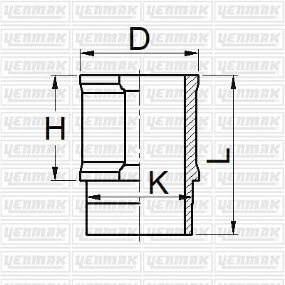 MOTOR GÖMLEĞİ R21-MNGR-CNCRD 88.00 ÇAP STD-YENMAK 51-05909-000