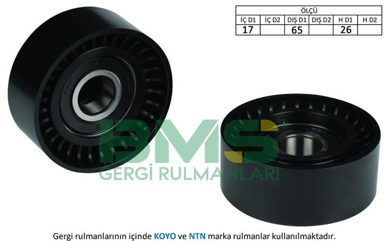 ALTERNATÖR GERGİ RULMANI CLIO II 01 06 MEGANE II 02 08 KANGOO 01 1.4 K4J 1.5 DCI K9K 1.6 K4M-BMS 329-8200048486-8200371058-8200275844
