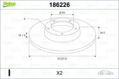 ÖN FREN AYNASI R12 -TOROS R5 75/85 228x10x6DL-VALEO-7700502515-7701466540