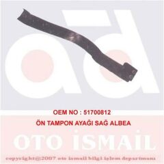 ÖN TAMPON AYAĞI SAĞ ALBEA - PALIO 210020-BIRLIK 0020-51700812