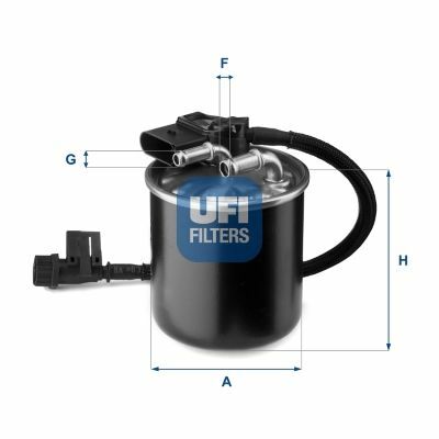 YAKIT FILTRESI MERCEDES OM651 W204 S204 W212 C207 W166 X204 W639 W447 B906 B907 B910-UFI 2414900-A6510901552