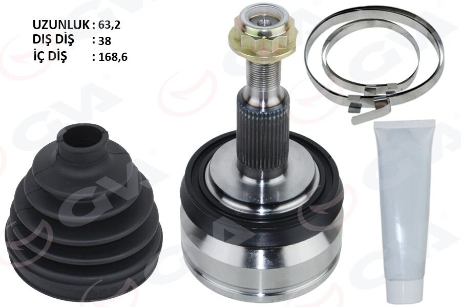 AKS KAFASI DIŞ T5.5-T6 2.0 TDI 10- CAAA-CAAB-CAAC-CXHB-CXGB 2.0 TDI-GVA 4475300K-7E0498099B-7E0498099E