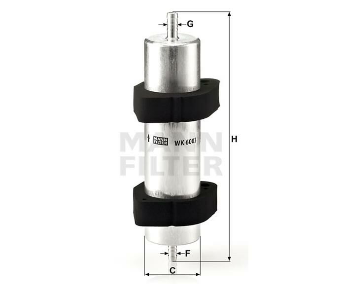 YAKIT FİLTRESİ AUDI A4 8K -A5 8T3 2.0-2.7-3.0 TDI V6 08 Q7 3.0 TDI-4.2 TDI 2010-MANN-8K0127400A-8T0127401A-8K0127400