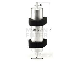 YAKIT FİLTRESİ AUDI A4 8K -A5 8T3 2.0-2.7-3.0 TDI V6 08 Q7 3.0 TDI-4.2 TDI 2010-MANN-8K0127400A-8T0127401A-8K0127400