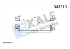 TURBO RADYATÖRÜ INTERCOOLER DUCATO-BOXER-JUMPER 2.2-2.3-3.0 D 06 740x127x50-KALE-1340763080-0384.K1