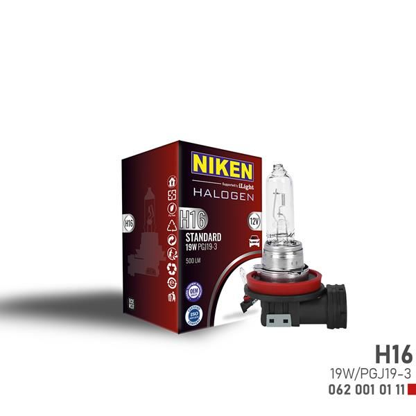 NIKEN H16 19W HALOJEN AMPUL PGJ19-3 12V-NIKEN 0620010111