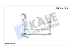 RADYATÖR FIAT UNO 70 İe AL-PL-BRZ-KALE-46551218-7685063-7732211