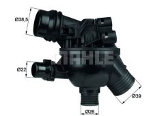 TERMOSTAT BMW E87 E81 E82 E88 E90 E60 N43-MAHLE TM19.102-11537552403 11538671515