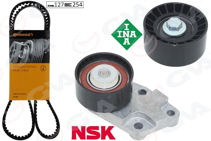 EKSANTRİK GERGİ KİTİ 127x254 CHEVROLET-DAEWOO AVEO-CRUZE-KALOS-LACETTI-NUBIRA 1.4-1.4-1.6 05--GVA 59T9930C-96103222-96350526