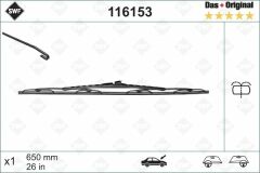 SILECEK SUPURGESI ON SOL 650mm MERCEDES VITO W638 97 03 SWF-VALEO 116153-A6388201145-A6388201445