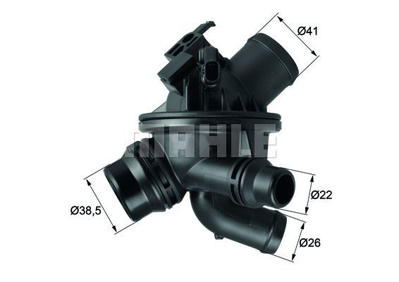 TERMOSTAT BMW F01 F02 F03 F04 N52 N53 N-MAHLE TM21.97-11537580627