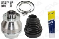 AKS KAFASI İÇ SOL T5 AXD 2.5 TDİ 04-10 AXD 2.5 TDİ-GVA 4475303KIL-7H0498103C-7H0407331E