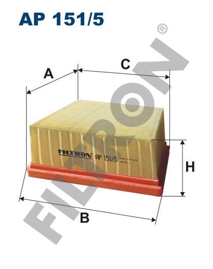 HAVA FİLTRESİ FIESTA VI 08 BMAX 12 TRANSİT COURIER 14 CONNECT 13 FORD ECOSPORT 13-FILTRON AP151.5-CN119601AD-ET769601AA-Y64513Z40A