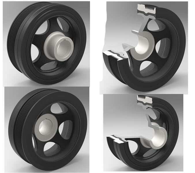 KRANK KASNAGI MERCEDES OM642 W203 W204 C209 C218 C219 W211 W212 C207 X204 W166 W221-KENTPAR 152K24601-A6420300403