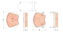 ÖN FREN BALATASI INSIGNIA A 08 17 MALIBU 12 SAAB 9.5 10 12-TRW GDB1782-95514525-1605185-22959105-1605236