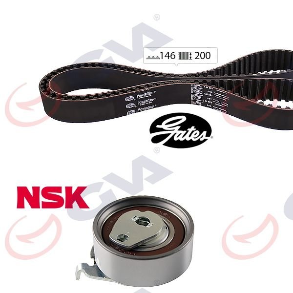 EKSANTRİK GERGİ KİTİ 146x200 VECTRA A-OMEGA A-ASTRA F-CALIBRA-KADETT E 1.8i-2.0i 8V 18SV-C18NZ-20NE-GVA 59T9055-1606359-1606385-93188132-93188133