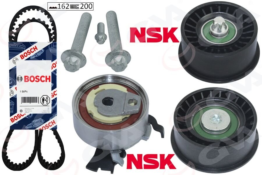 EKSANTRİK GERGİ KİTİ 162x200 ASTRA G-CORSA C-VECTRA C-MERIVA A-ZAFIRA A 1.4-1.6-1.8 16V Z16XE-Z14XE-GVA 59T9008-95518060-1629094-1606306-95516735