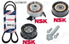 EKSANTRİK GERGİ KİTİ 162x200 ASTRA G-CORSA C-VECTRA C-MERIVA A-ZAFIRA A 1.4-1.6-1.8 16V Z16XE-Z14XE 95518060-1629094-1606306-95516735-GVA 59T9005-1606281-93183572-1606189-93174119