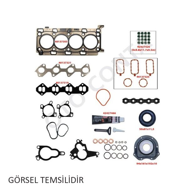 FULL TAKIM SKC TEFLON KÇLİ SUBAP LSTKL FLUENCE-CLIO III-MGN III 1.5DCI K9K 706-790-750-752-790-OTOCONTA 42456902