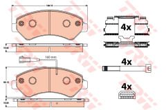 ÖN FREN BALATASI BOXER-DUCATO-JUMPER 06 16-TRW-1623842580-4254.63-4254.64-77366021
