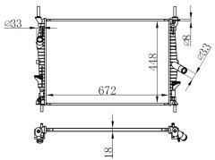 MOTOR SU RADYATORU TRANSIT V347 2.2TDCI 2.4TDCI 06 14-ORIS BFR186018-7C118005AB-1595061