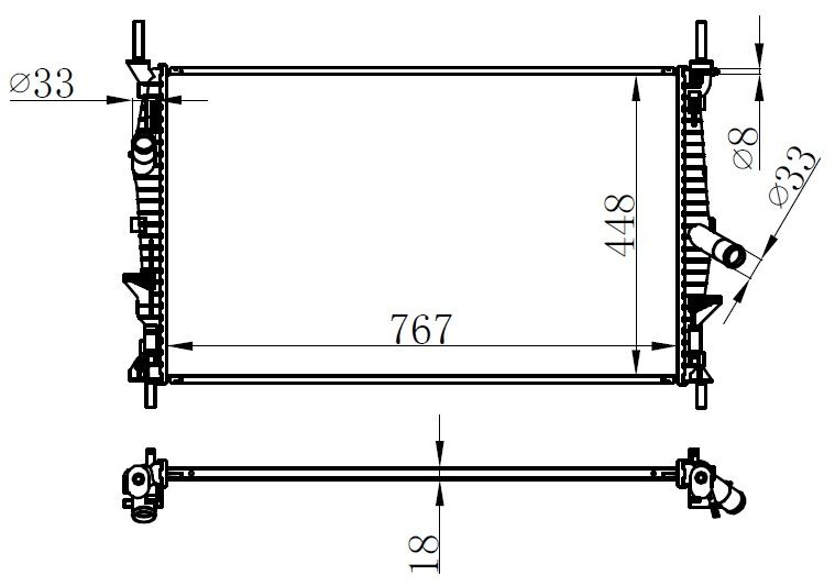 MOTOR SU RADYATORU TRANSIT TUORNEO CUSTOM V362 V363 2.2TDCI 100PS 125PS 135PS 140PS 155PS 12-ORIS BFR177018-BK218005CC-1789645