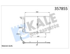 KLIMA RADYATORU FORD ECOSPORT 1.5 TDCI 15-KALE 357855-AV1119710HA-1855763-5264068