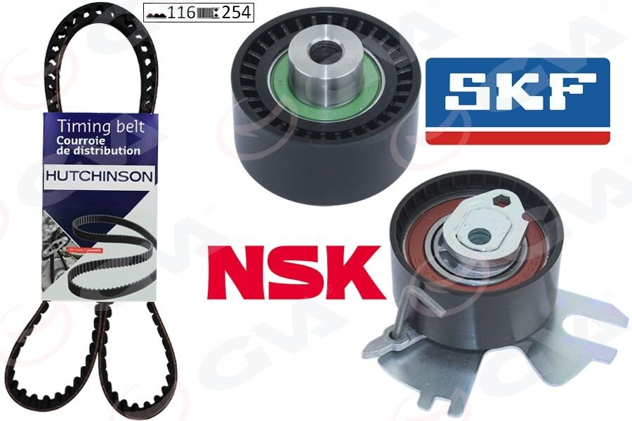 EKSANTRİK GERGİ KİTİ 116x254 P307-308-407-EXP-C4-C5-JUMPY-SCUDO-FOCUSII-CMAX 2.0D-2.0HDI K015606XS-GVA 59T4335-0831.K0-0831.T5-0831.92-9400831929