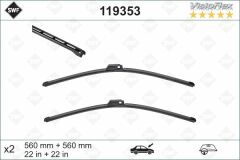 SILECEK SUPURGESI TAKIMI 560mm / 560mm MERCEDES W203 CL203 S203 C209 A209 . AUDI A4 SWF-VALEO 119353-A2038201545-4B1955425B