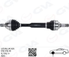 ÖN AKS KOMPLE SOL VOLVO XC60 I 15 17 D4-D3 MANULE 6 VİTES-GVA 4499178-36010064-31325701
