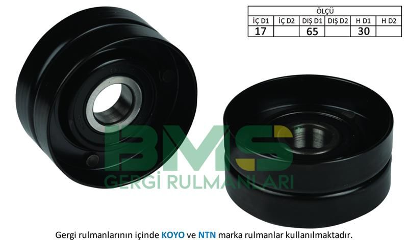 ALTERNATÖR GERGİ RULMANI MASTER II-TRAFIC II-LGN II-VIVARO-MOVANO 1.9DCI-2.O16V 01 KLİMALI-BMS-8200673091-93160746
