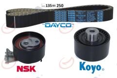EKSANTRİK GERGİ KİTİ 135x254 P206-207-307-1007-C2-C3-C4 1.4 16V KFU ET3J4 K015615XS-GVA 59T4322-0831.L5-0831.L4-0831.V0
