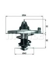 TERMOSTAT BMW E34 E38 M60 M73-MAHLE TX36.85D-11531729841