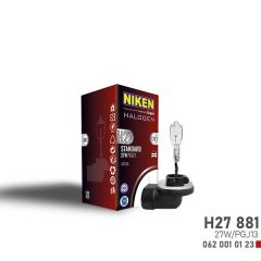 NIKEN H27W/2 881 27W HALOJEN AMPUL PGJ13 12V-NIKEN 0620010123