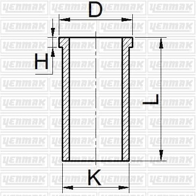 MOTOR GÖMLEĞİ MOVANO 2.5 CDTI 16V / G9U 89-YENMAK 51-65807-000