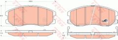 ÖN BALATA ANTARA 2.4-3.2 V6-2.0 CDTI 05/06 CAPTİVA 06.06-TRW GDB1715-22850989-4808861-96626070-20789468