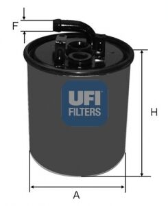 YAKIT FILTRESI MERCEDES OM668 OM611 W168 W414 W638 B901 B905-UFI 2441600-A6680920101
