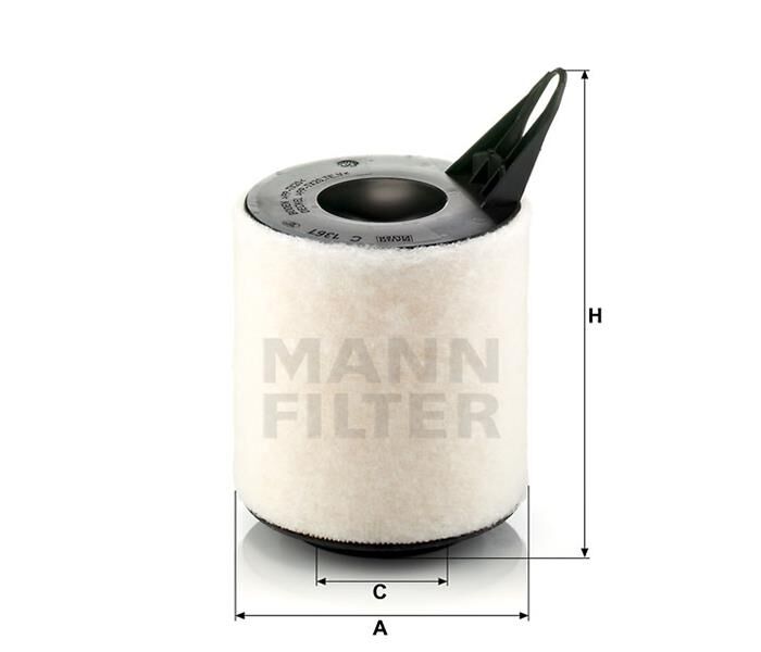 HAVA FILTRESI BMW N43 N45 N46 E81 E82 E87 E88 E90 E91 E92 E93 E84-MANN C1361-13717532754