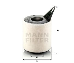 HAVA FILTRESI BMW N43 N45 N46 E81 E82 E87 E88 E90 E91 E92 E93 E84-MANN C1361-13717532754