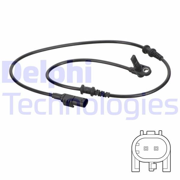 ABS SENSORU ON MERCEDES SPRINTER B906 . VW CRAFTER 30-35-50-DELPHI SS20790-A9065400317-2E0927801B