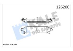 TURBO INTERKOLL RADYATORU TRANSIT V184 2.4TDCI 135PS 140PS 01 06 V347 06 07 A.CEKER-KALE-YC15-9L440-CA 4164696