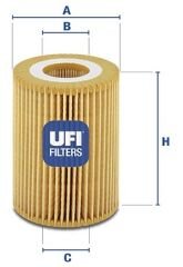 YAG FILTRESI MERCEDES OM642 W203 W204 C219 C218 W211 W212-UFI 2506900-A6421800009
